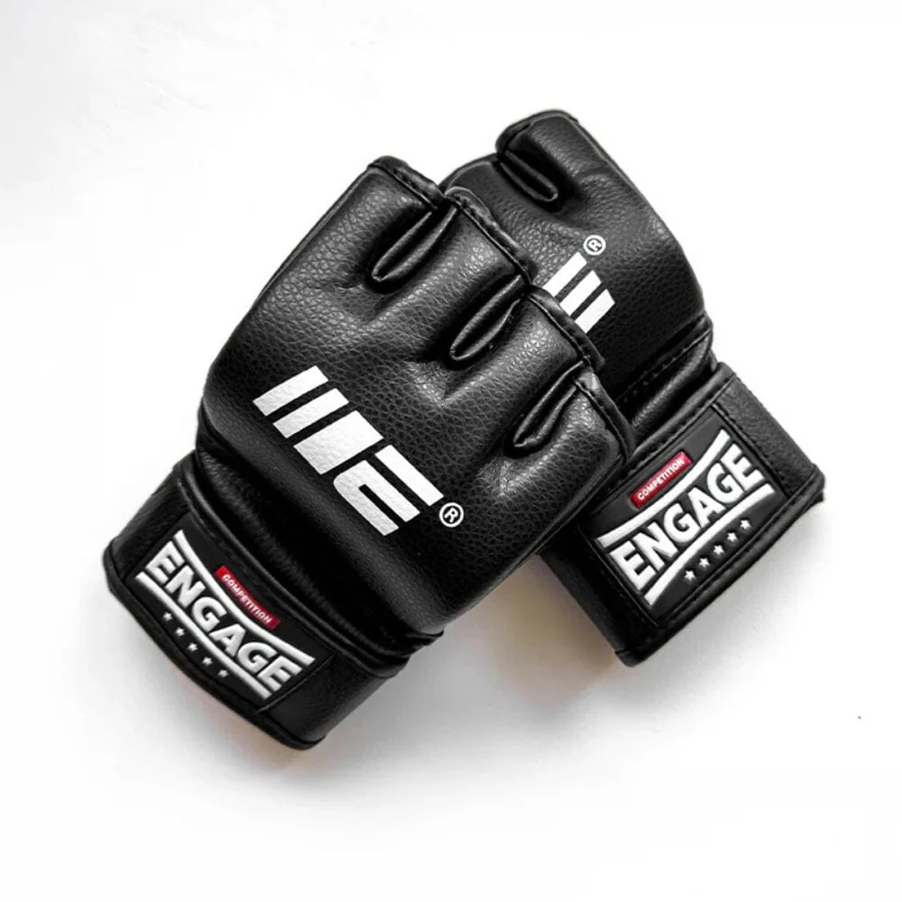 Engage Essential 4oz MMA Grappling Gloves Black - Image 7