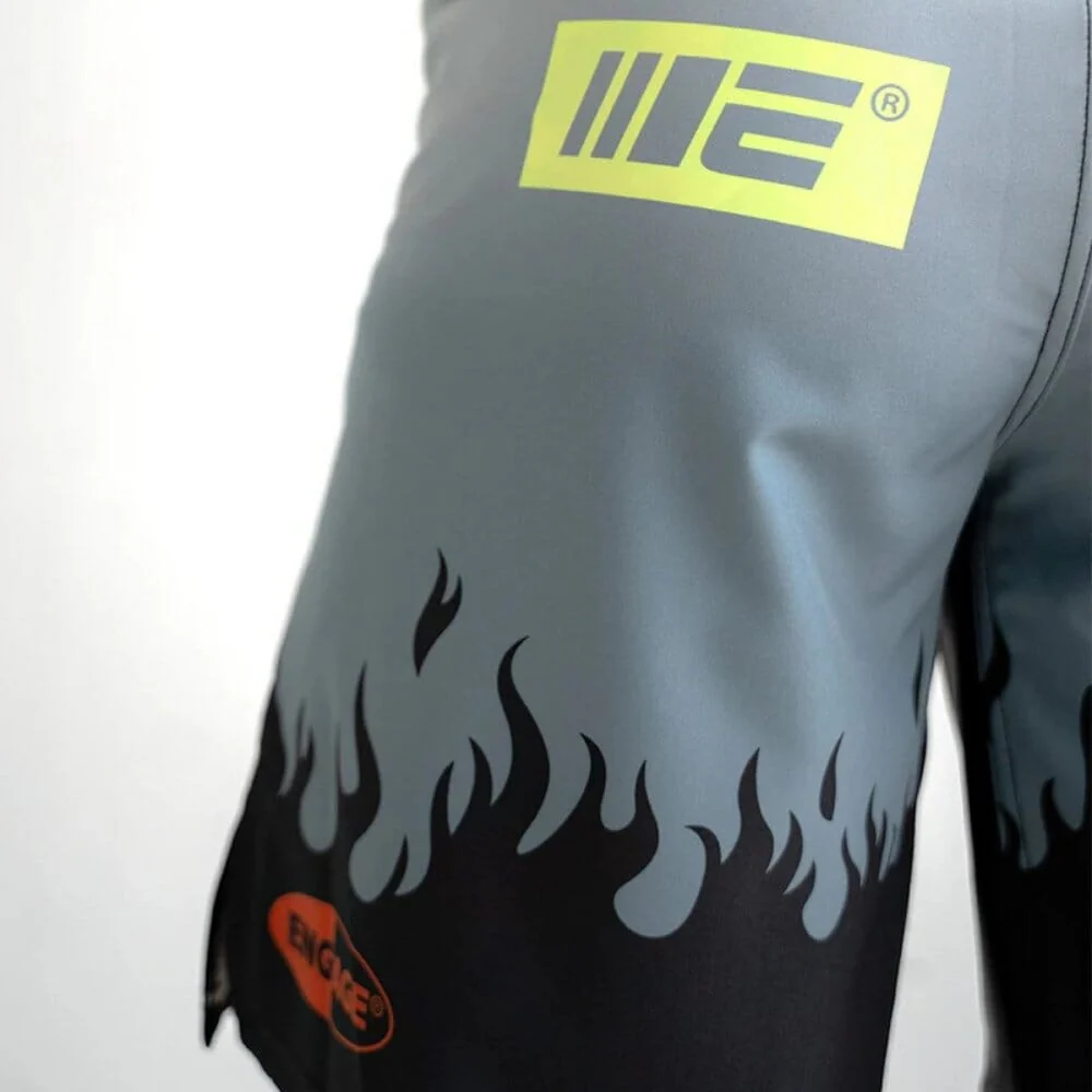 Engage Fright Night MMA Grappling Shorts Black/Grey - Image 5