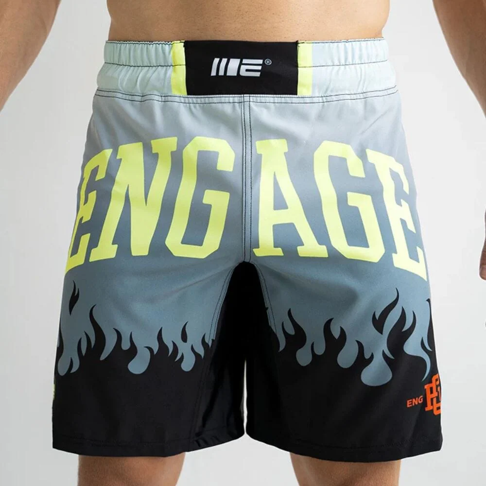 Engage Fright Night MMA Grappling Shorts Black/Grey - Image 6