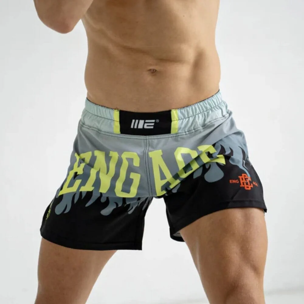 Engage Fright Night MMA Hybrid Shorts Black/Grey - Image 2