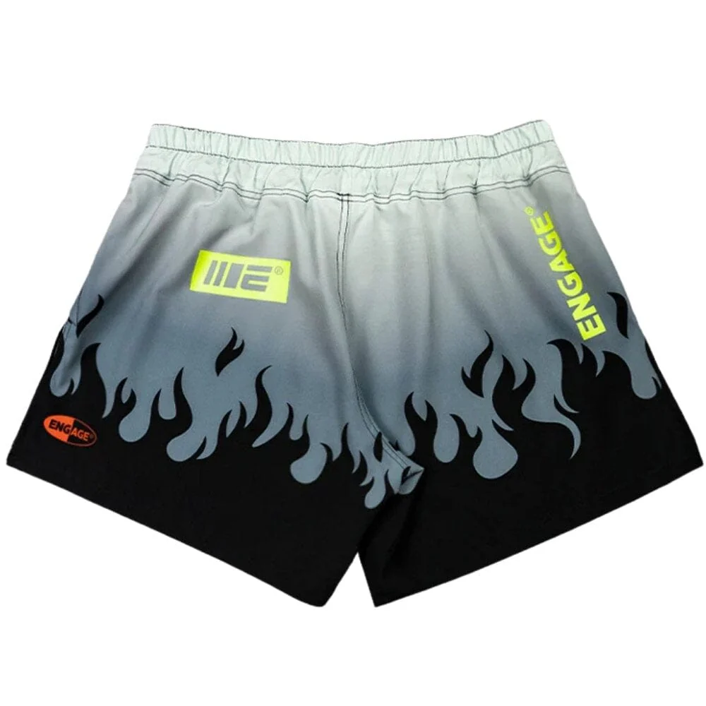 Engage Fright Night MMA Hybrid Shorts Black/Grey - Image 3