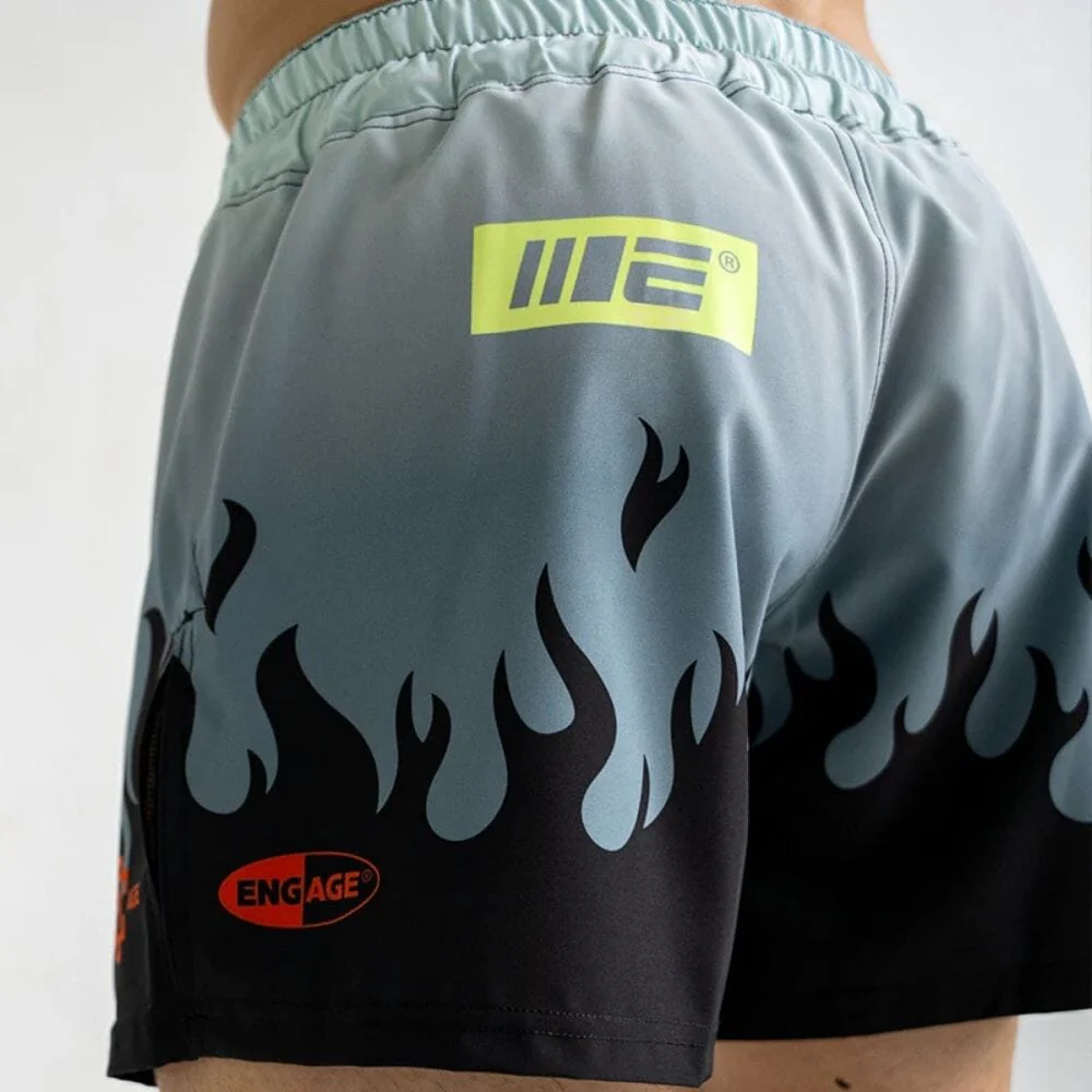 Engage Fright Night MMA Hybrid Shorts Black/Grey - Image 4