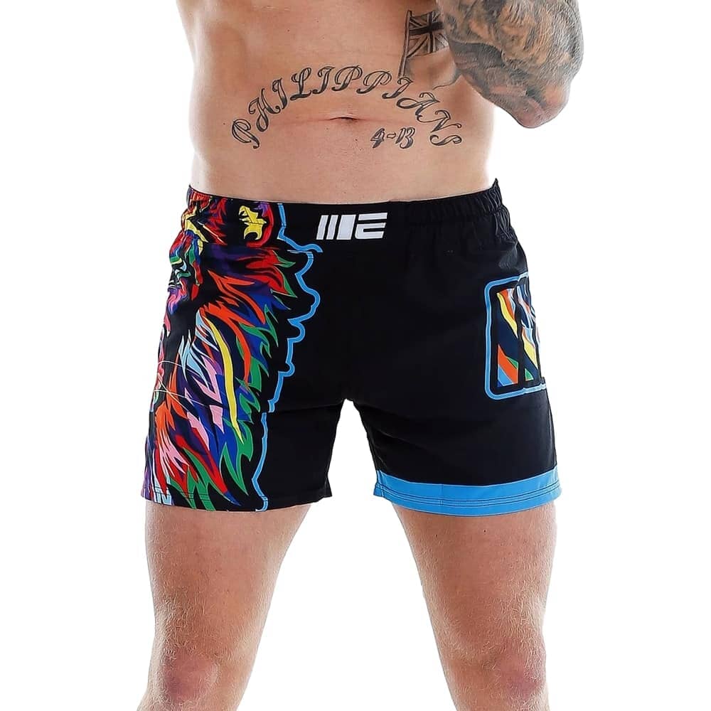 Engage Higher Lion MMA Hybrid Shorts Black