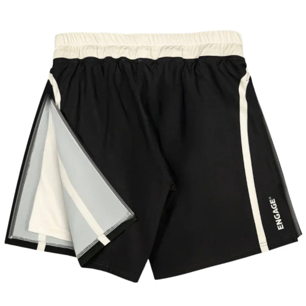Engage Invictus 2-in-1 Gladiator Shorts Black - Image 3