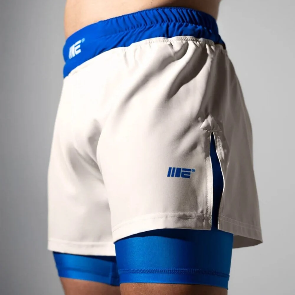 Engage Invictus 2-in-1 Hybrid Shorts Royal Ivory - Image 6