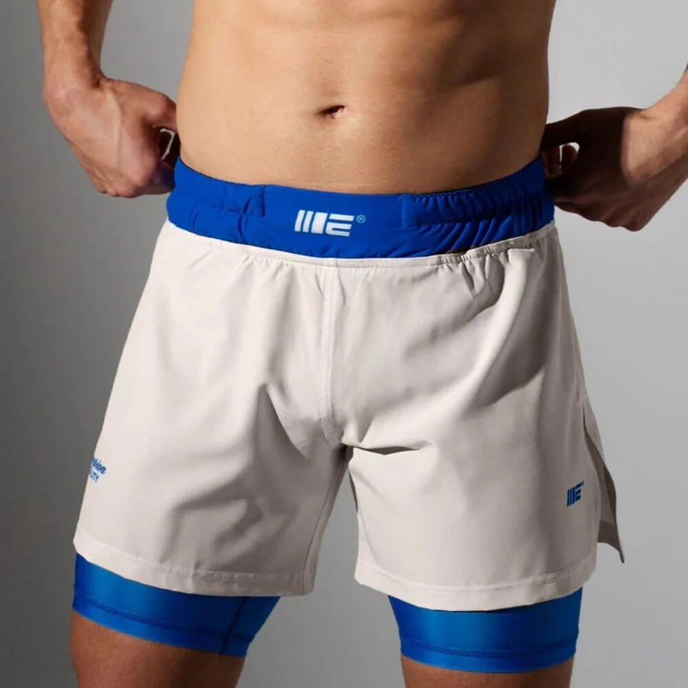 Engage Invictus 2-in-1 Hybrid Shorts Royal Ivory - Image 7