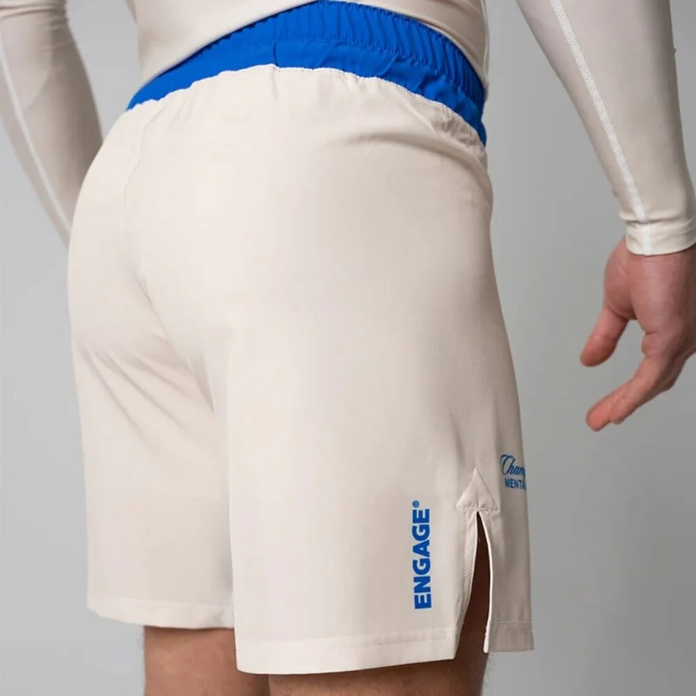Engage Invictus MMA Grappling Shorts Royal Ivory - Image 4