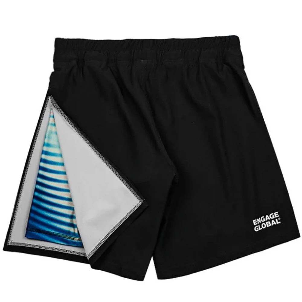 Engage Lo-Fi 2-in-1 Gladiator Shorts Black - Image 3