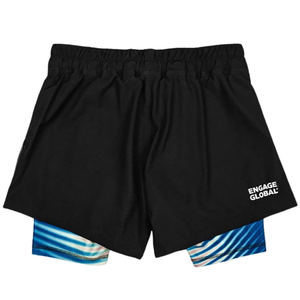 Engage Lo-Fi 2-in-1 Hybrid Shorts Black - Image 3