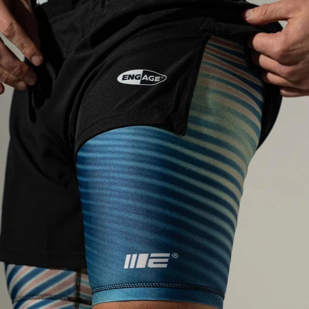 Engage Lo-Fi 2-in-1 Hybrid Shorts Black - Image 5