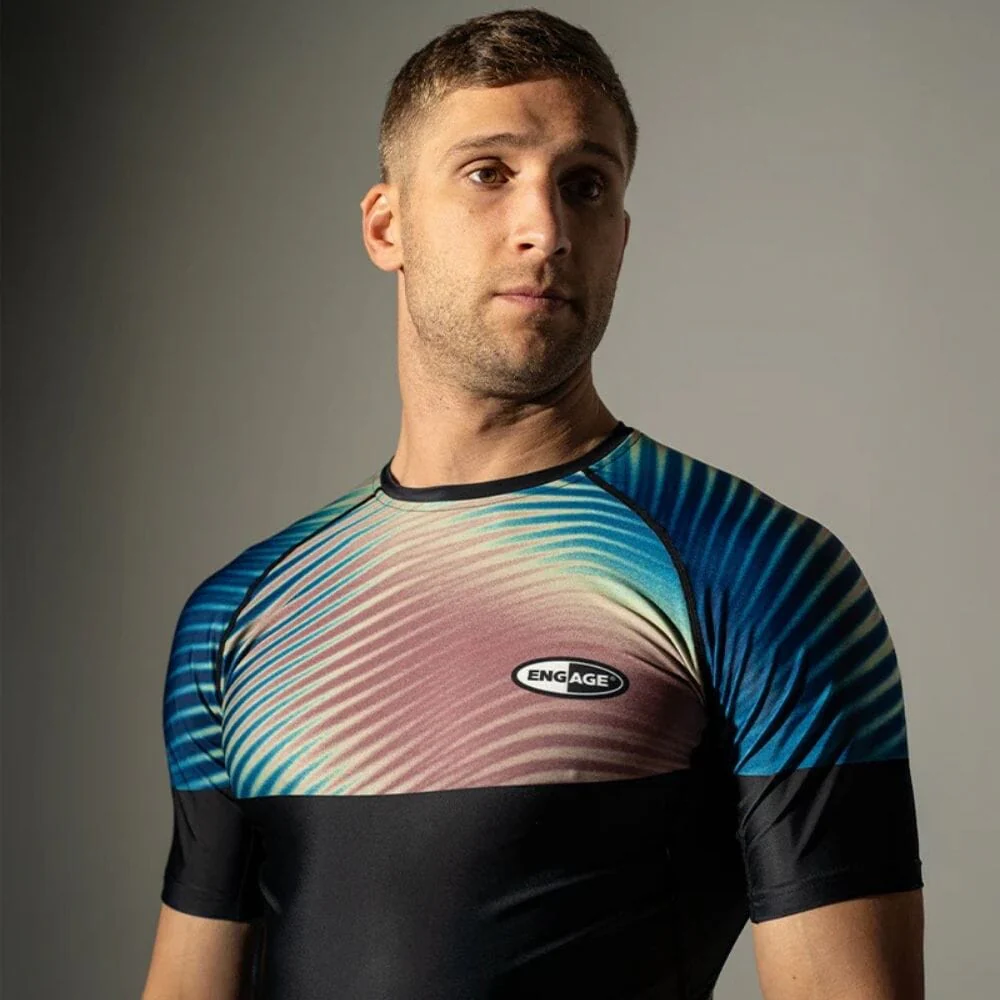 Engage Lo-Fi Short Sleeve Rashguard Black - Image 2