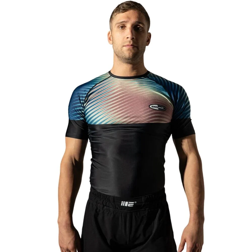 Engage Lo-Fi Short Sleeve Rashguard Black - Image 4