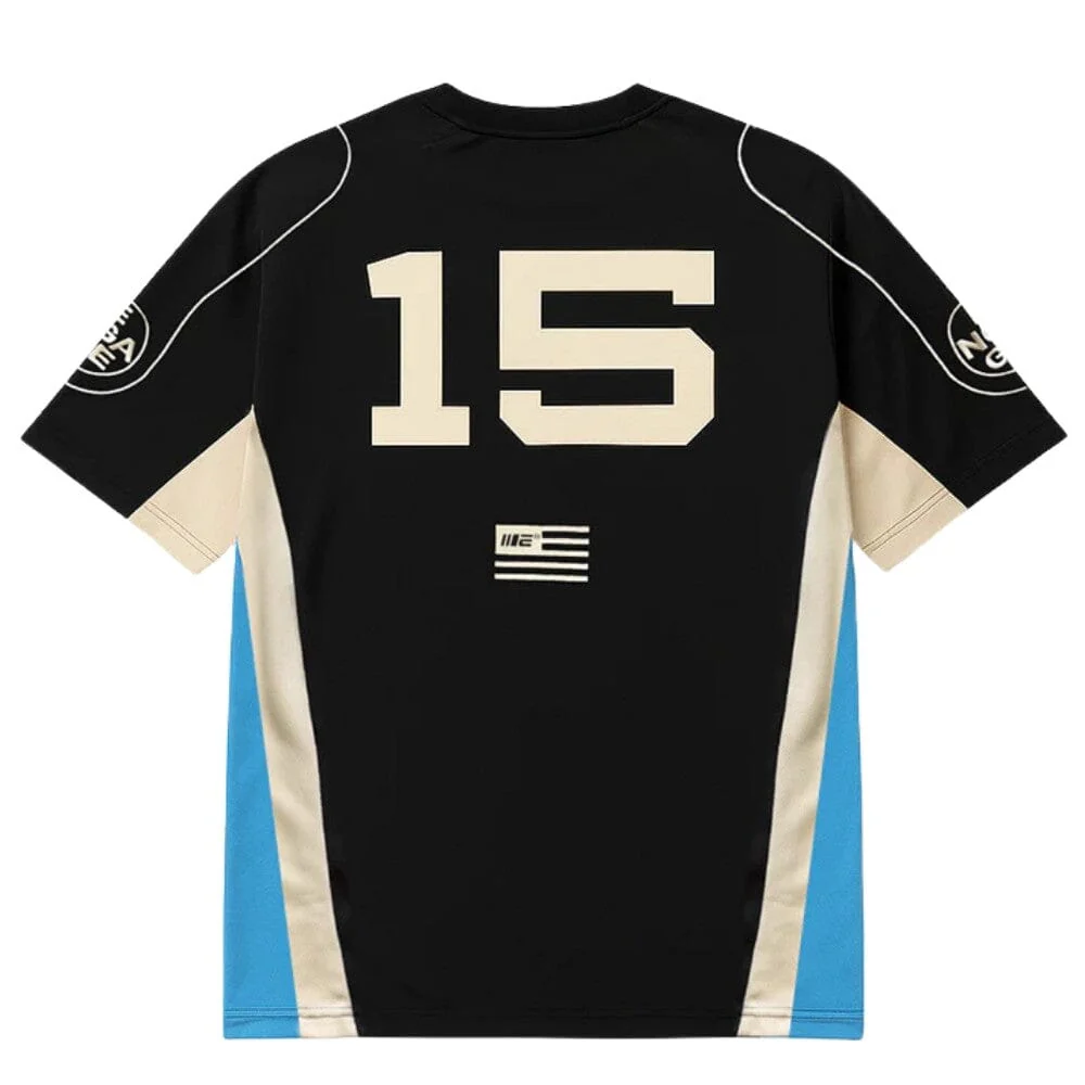 Engage MX Short Sleeve Jersey Black/White/Blue - Image 3