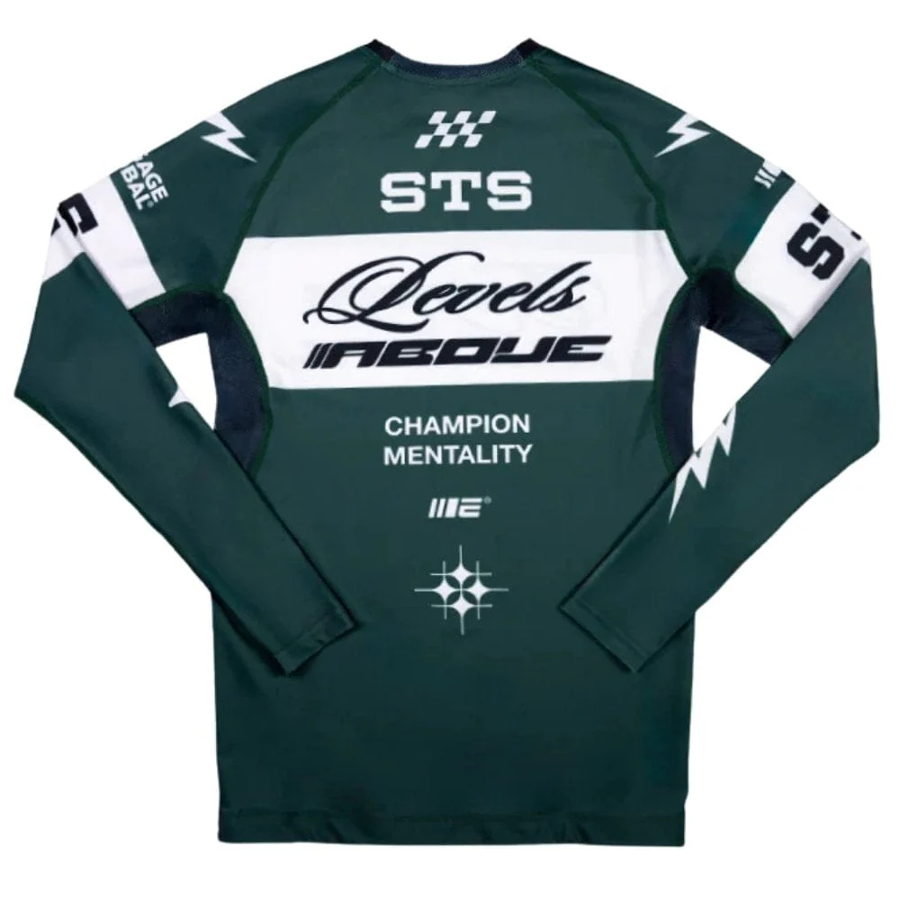 Engage Pit Crew Long Sleeve Rashguard Eucalyptus - Image 2