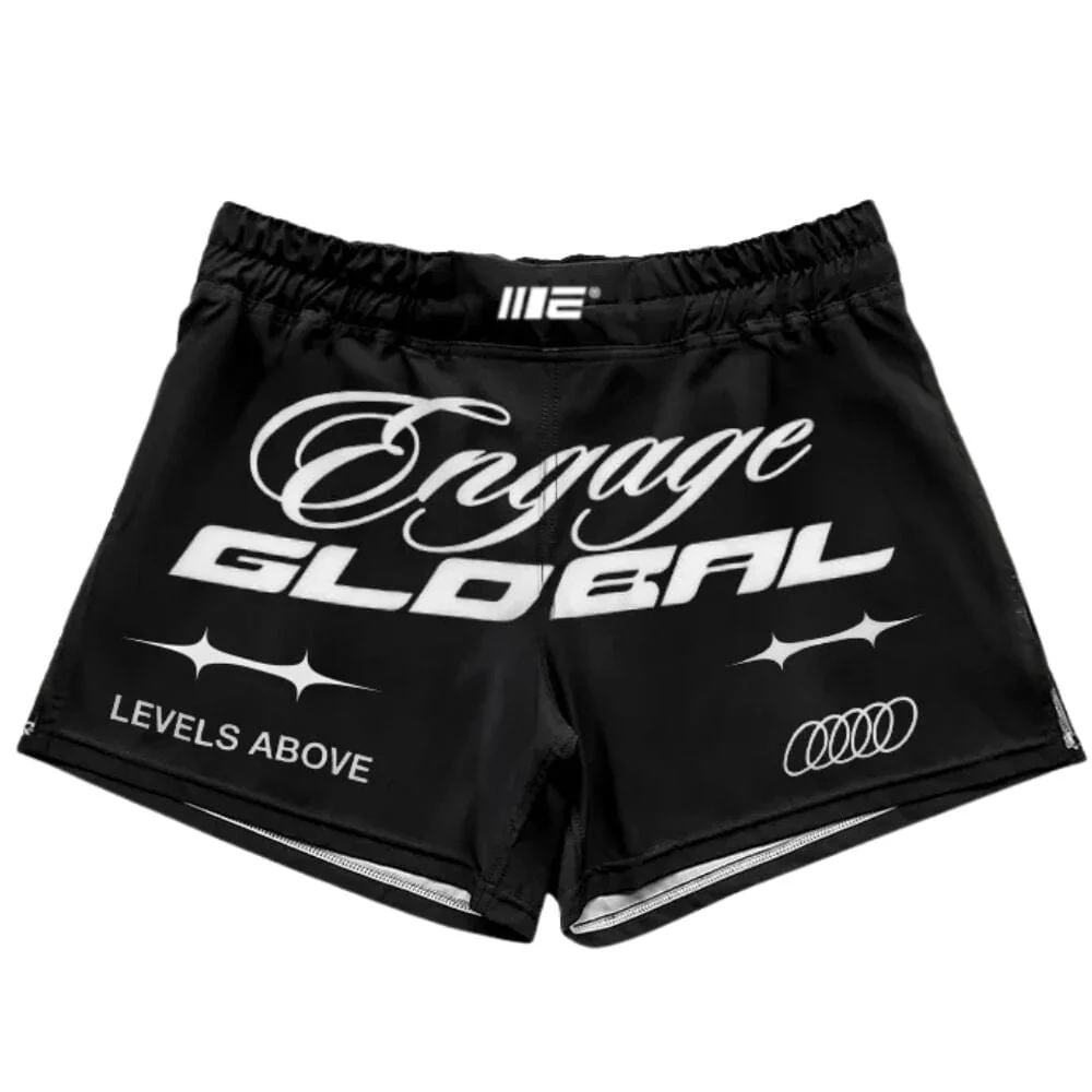 Engage Pit Crew MMA Hybrid Shorts Black/White
