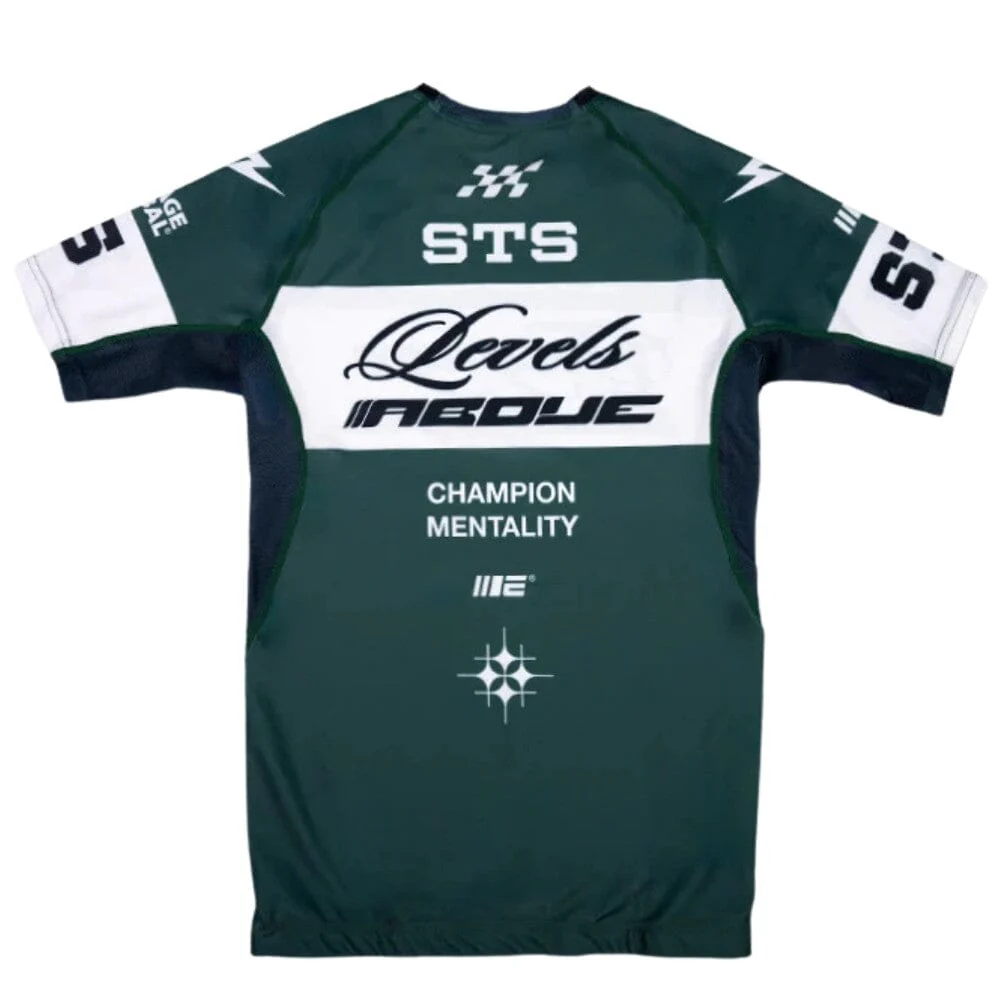Engage Pit Crew Short Sleeve Rashguard Eucalyptus - Image 2