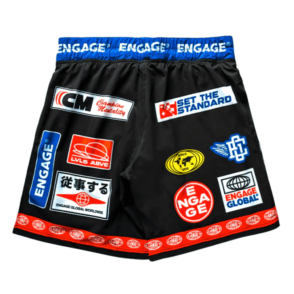 Engage Racer 2-in-1 Gladiator Shorts Black - Image 2