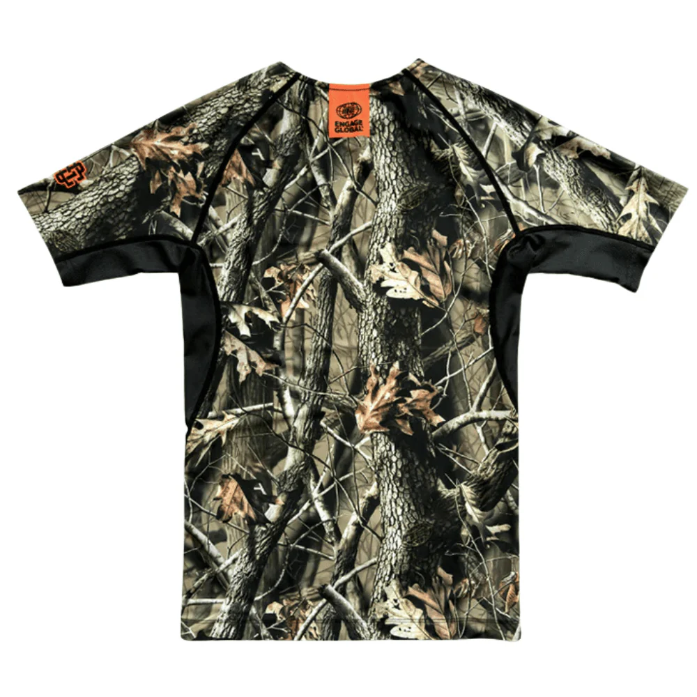 Engage Real Camo Short Sleeve Rashguard - Image 2