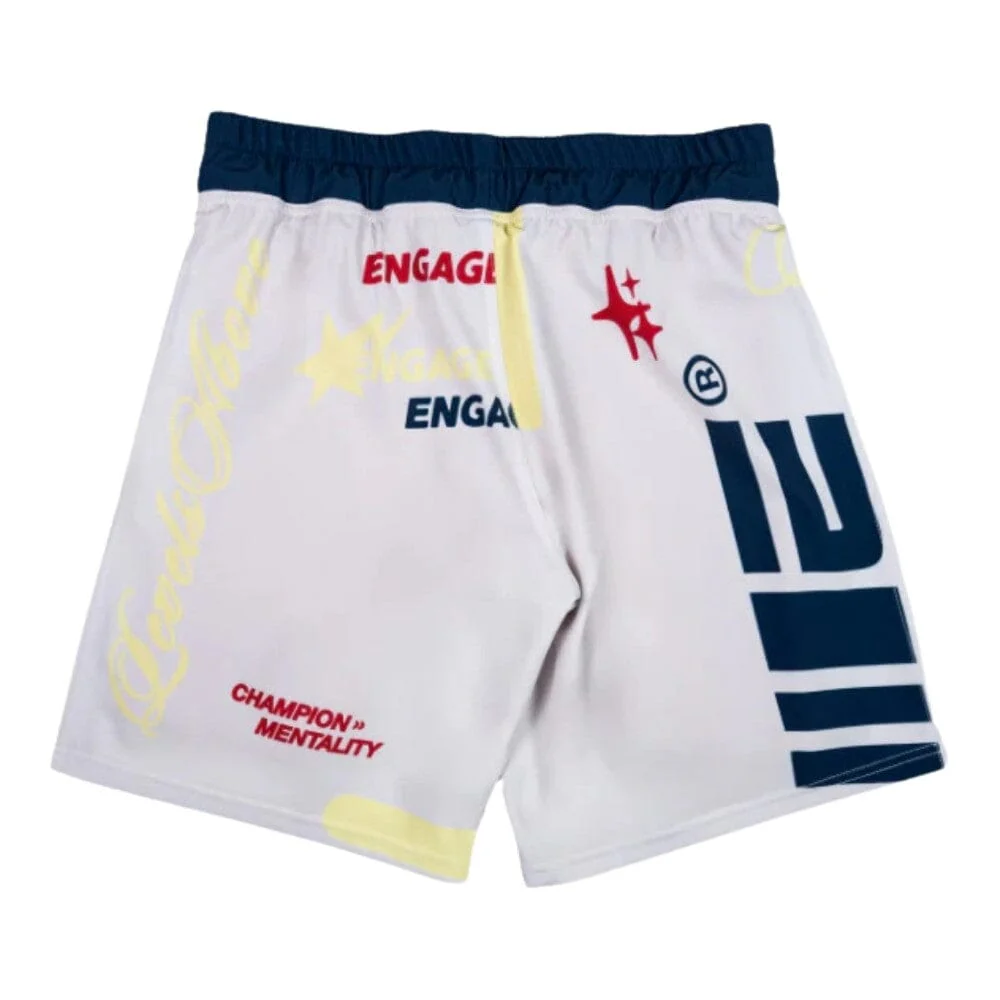 Engage Set The Standard 2-in-1 Gladiator Shorts White - Image 3