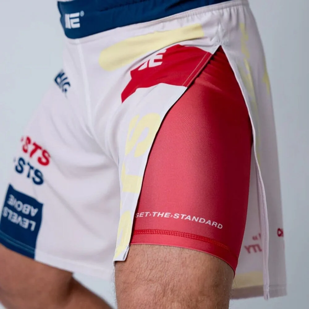 Engage Set The Standard 2-in-1 Gladiator Shorts White - Image 5