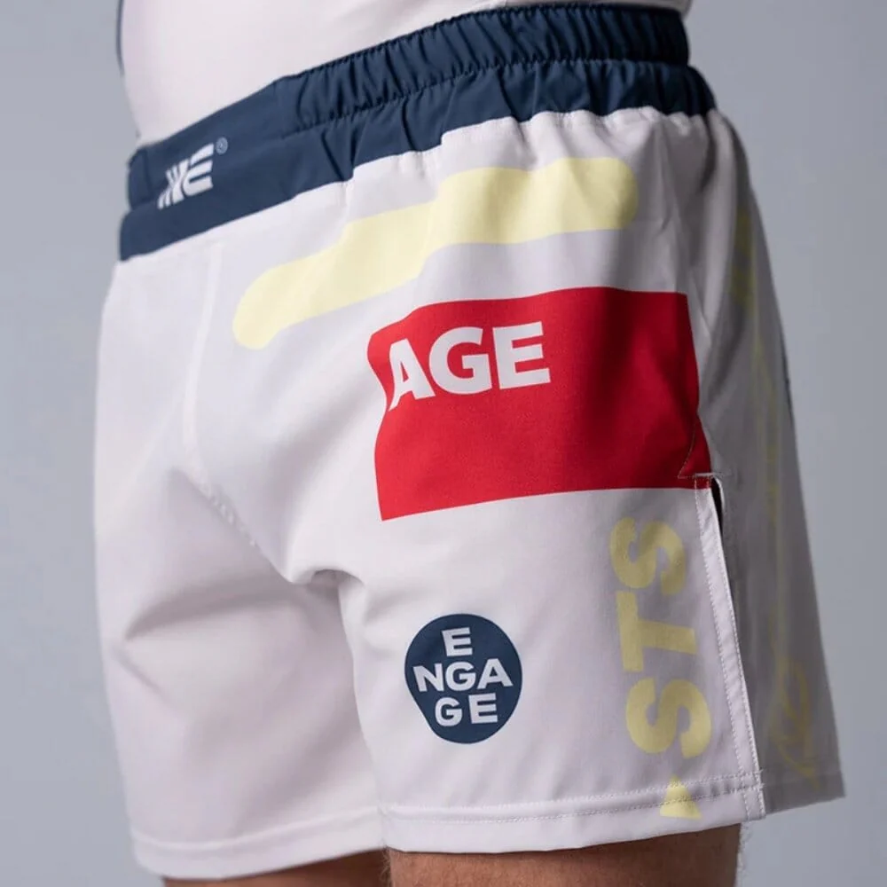 Engage Set The Standard MMA Hybrid Shorts White - Image 4