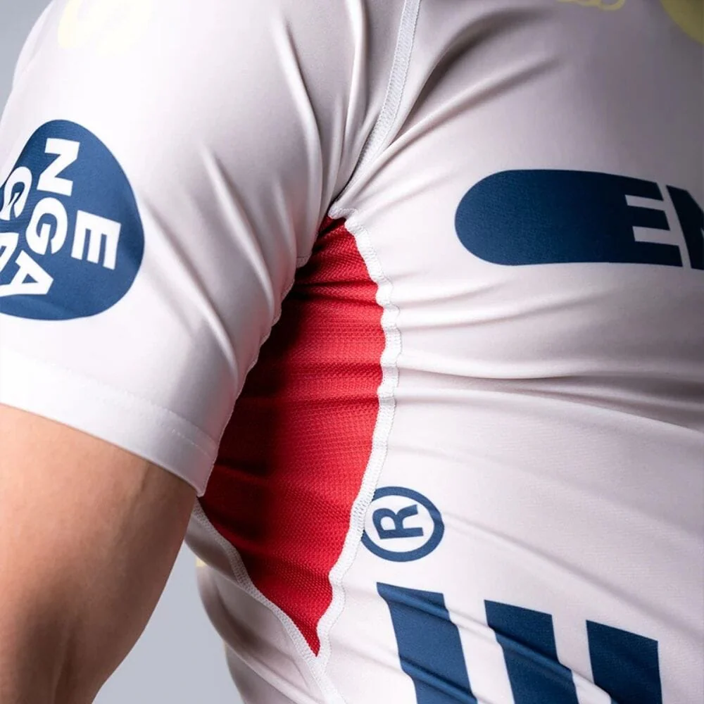 Engage Set The Standard Short Sleeve Rashguard White - Image 2