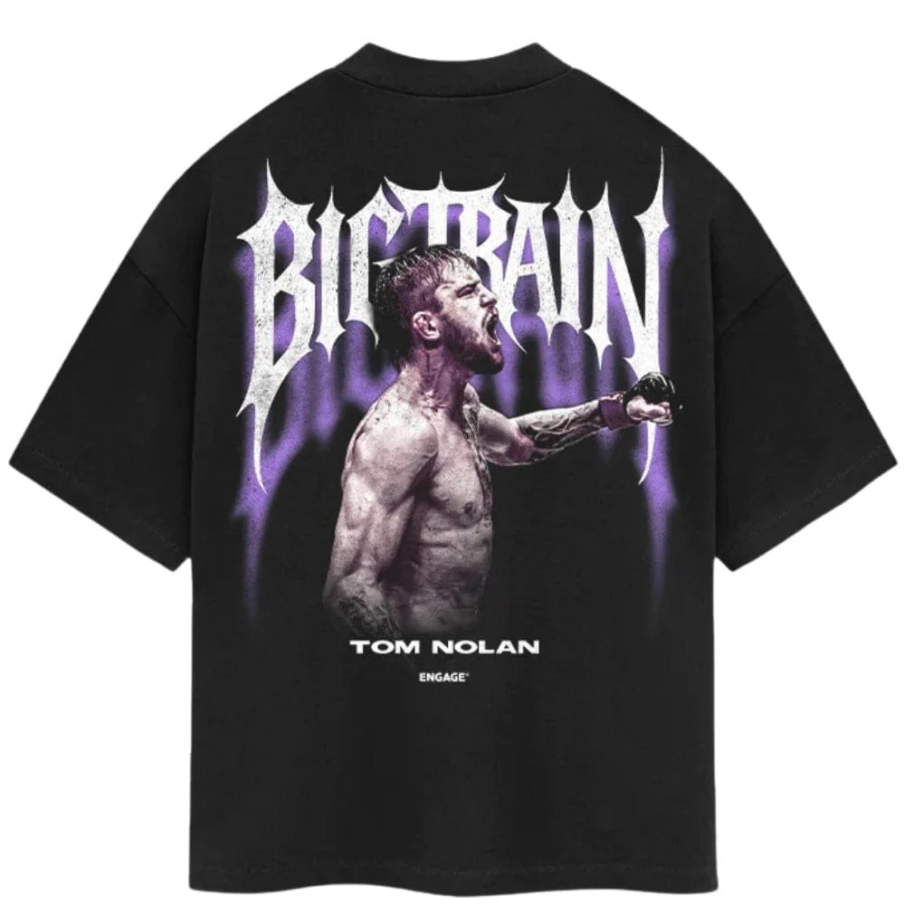 Engage Tom 'Big Train' Nolan 2 Oversized T-Shirt Black