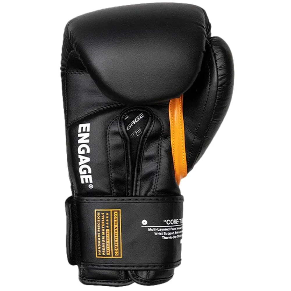 Engage W.I.P Series Hook and Loop Boxing Gloves Black - Image 3