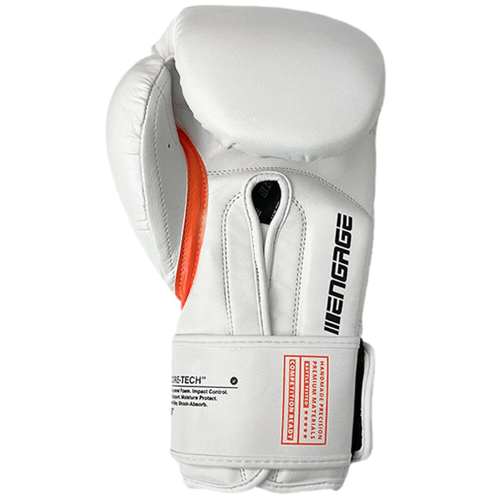 Engage W.I.P Series Hook and Loop Boxing Gloves White - Image 3