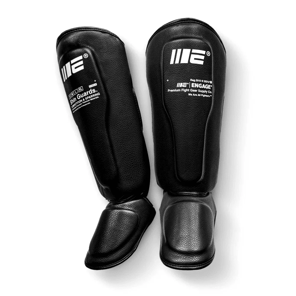 Engage W.I.P Series Shin Guards Black