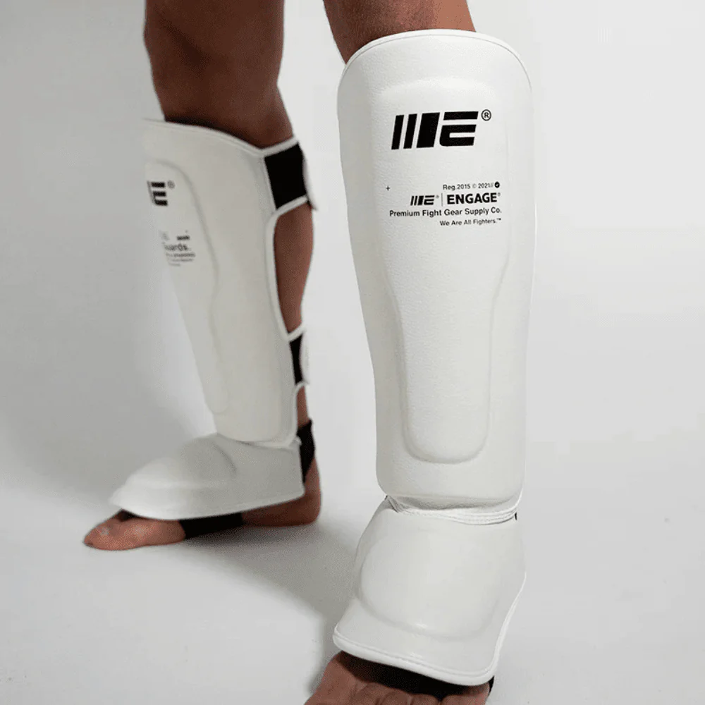 Engage W.I.P Series Shin Guards White Version 2 - Image 2