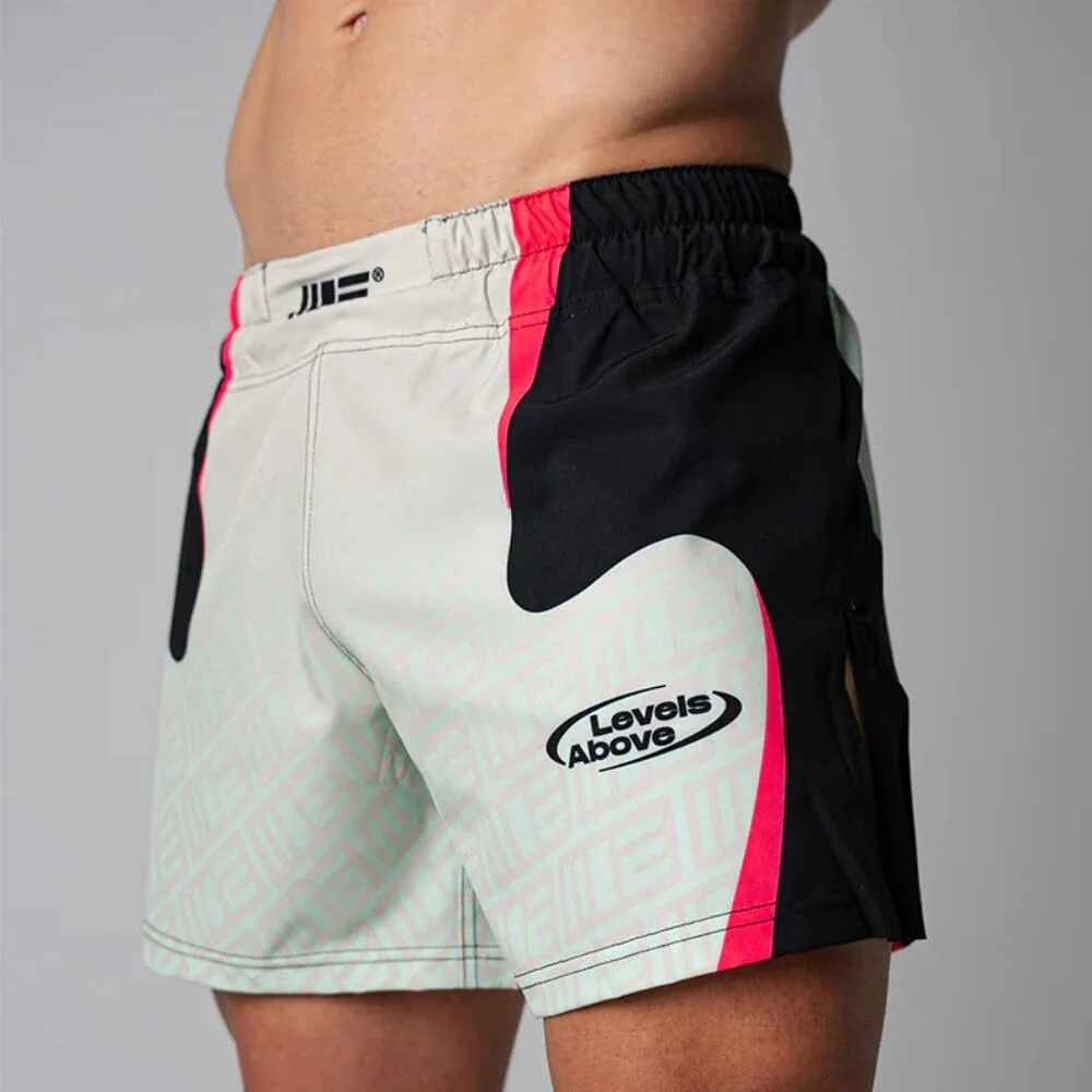 Engage Y2K NRG MMA Hybrid Shorts Black/Red/White - Image 2
