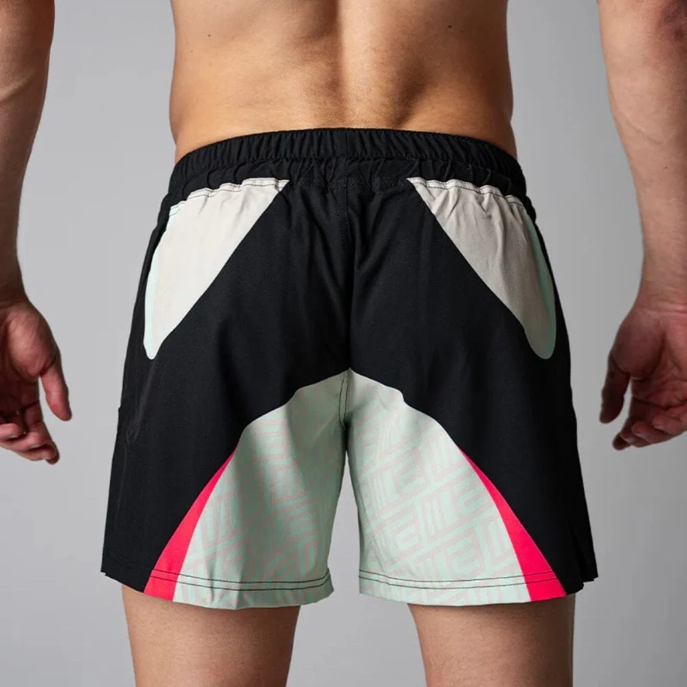 Engage Y2K NRG MMA Hybrid Shorts Black/Red/White - Image 4