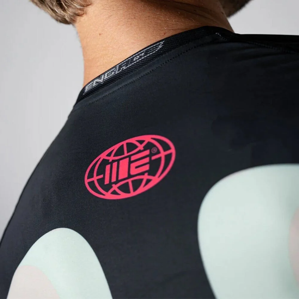 Engage Y2K NRG Short Sleeve Rashguard Black/Red/White - Image 3