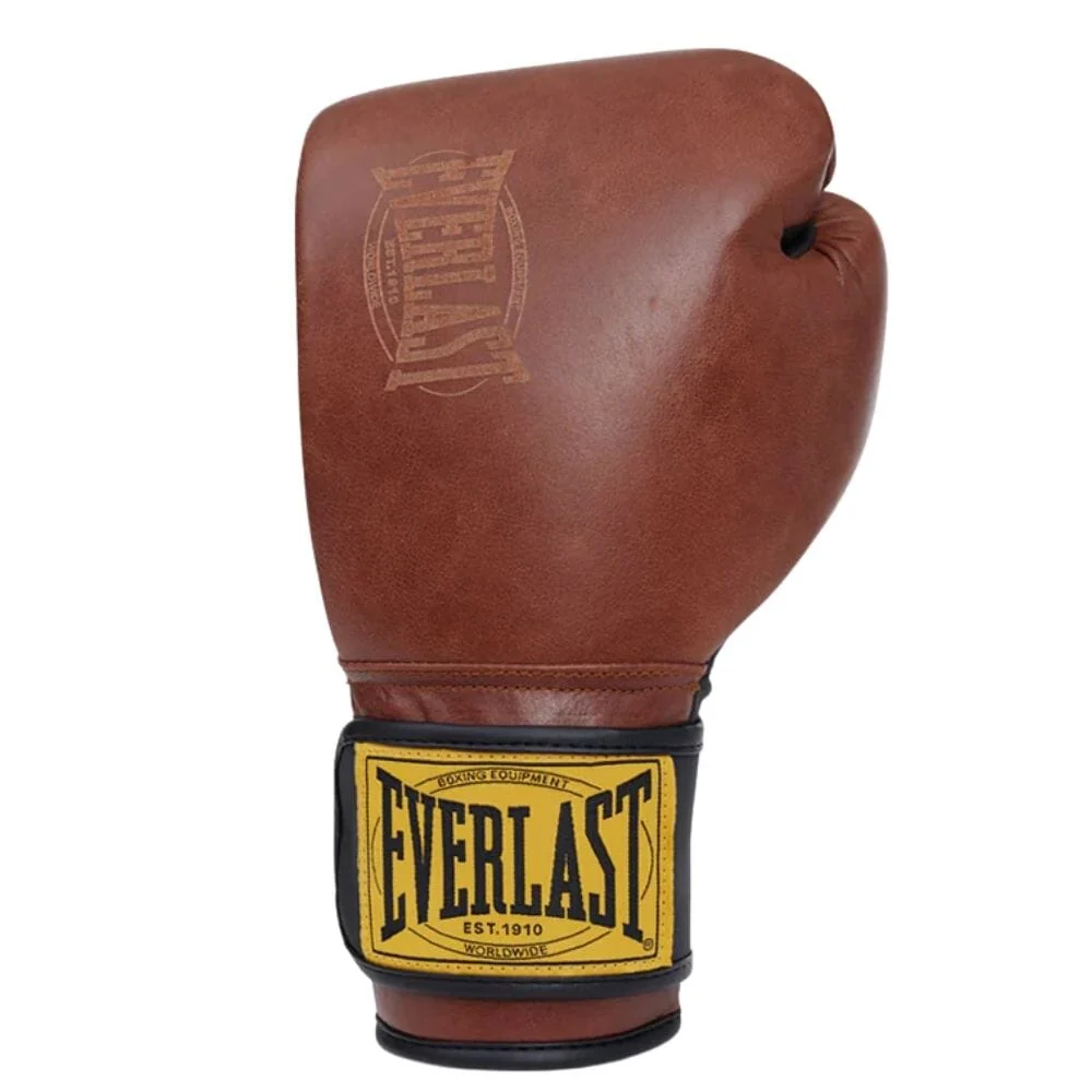 Everlast 1910 Advanced Boxing Gloves Brown - Image 4