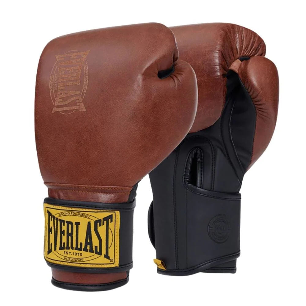 Everlast 1910 Advanced Boxing Gloves Brown - Image 8