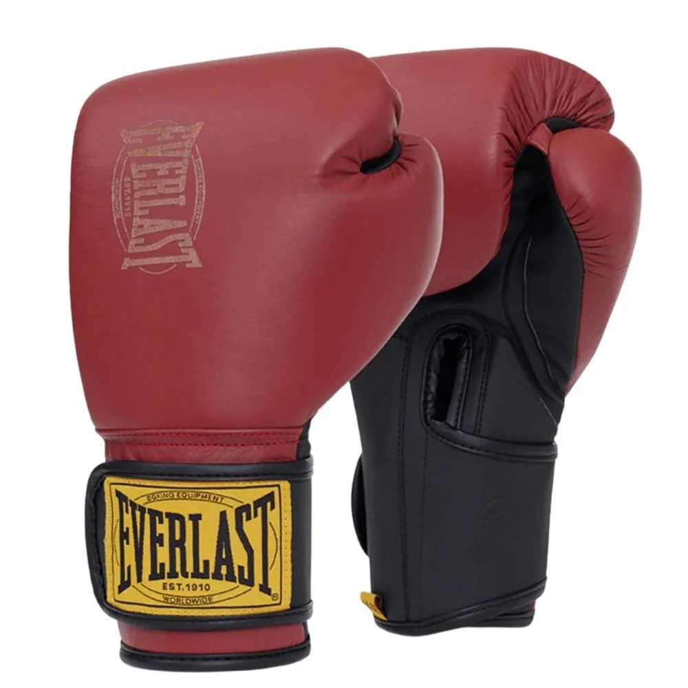 Everlast 1910 Advanced Boxing Gloves Red - Image 8
