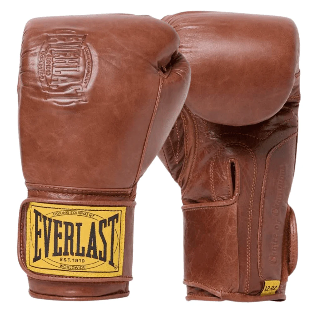Everlast 1910 Pro Boxing Gloves Brown