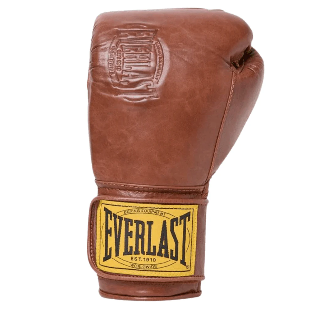 Everlast 1910 Pro Boxing Gloves Brown - Image 2