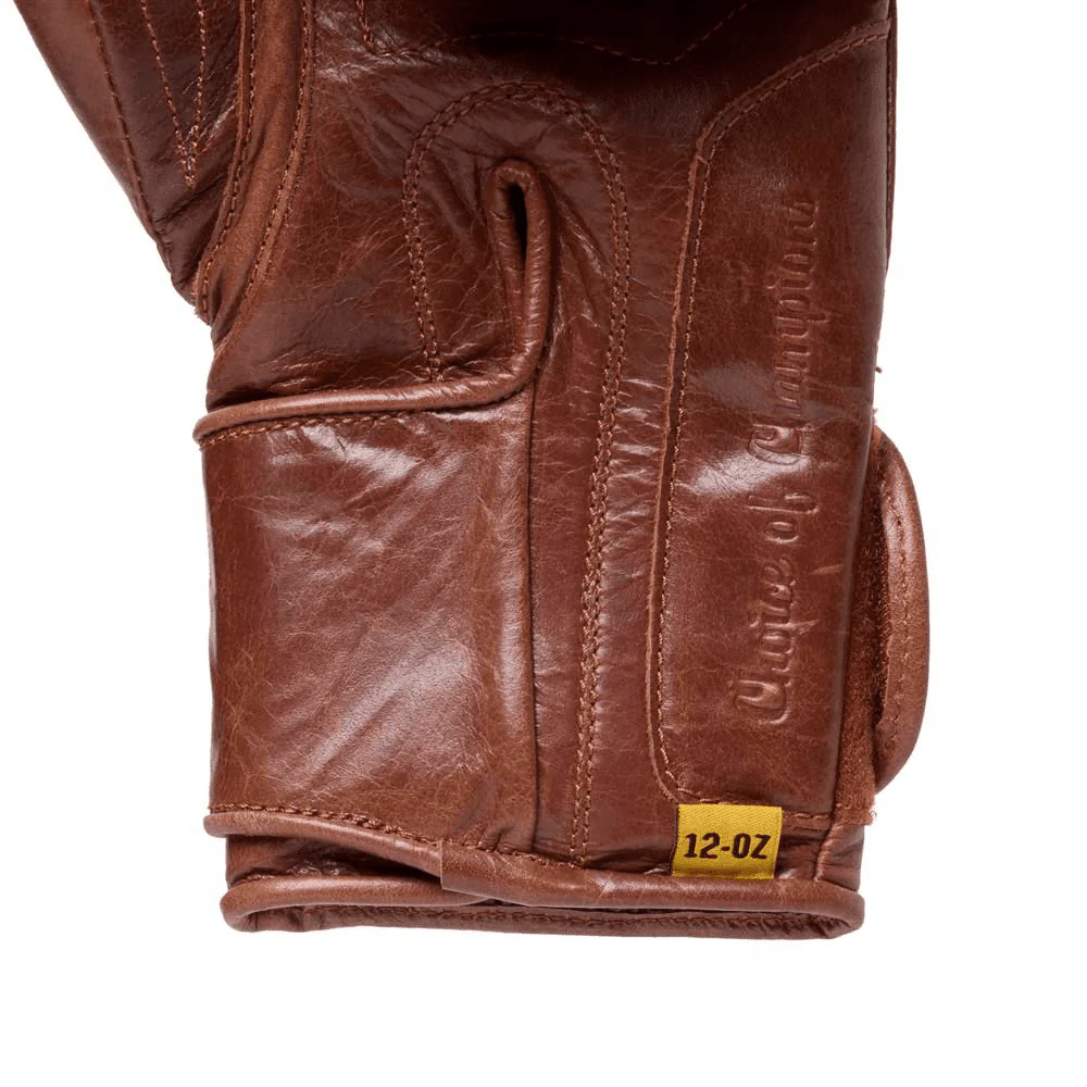 Everlast 1910 Pro Boxing Gloves Brown - Image 4