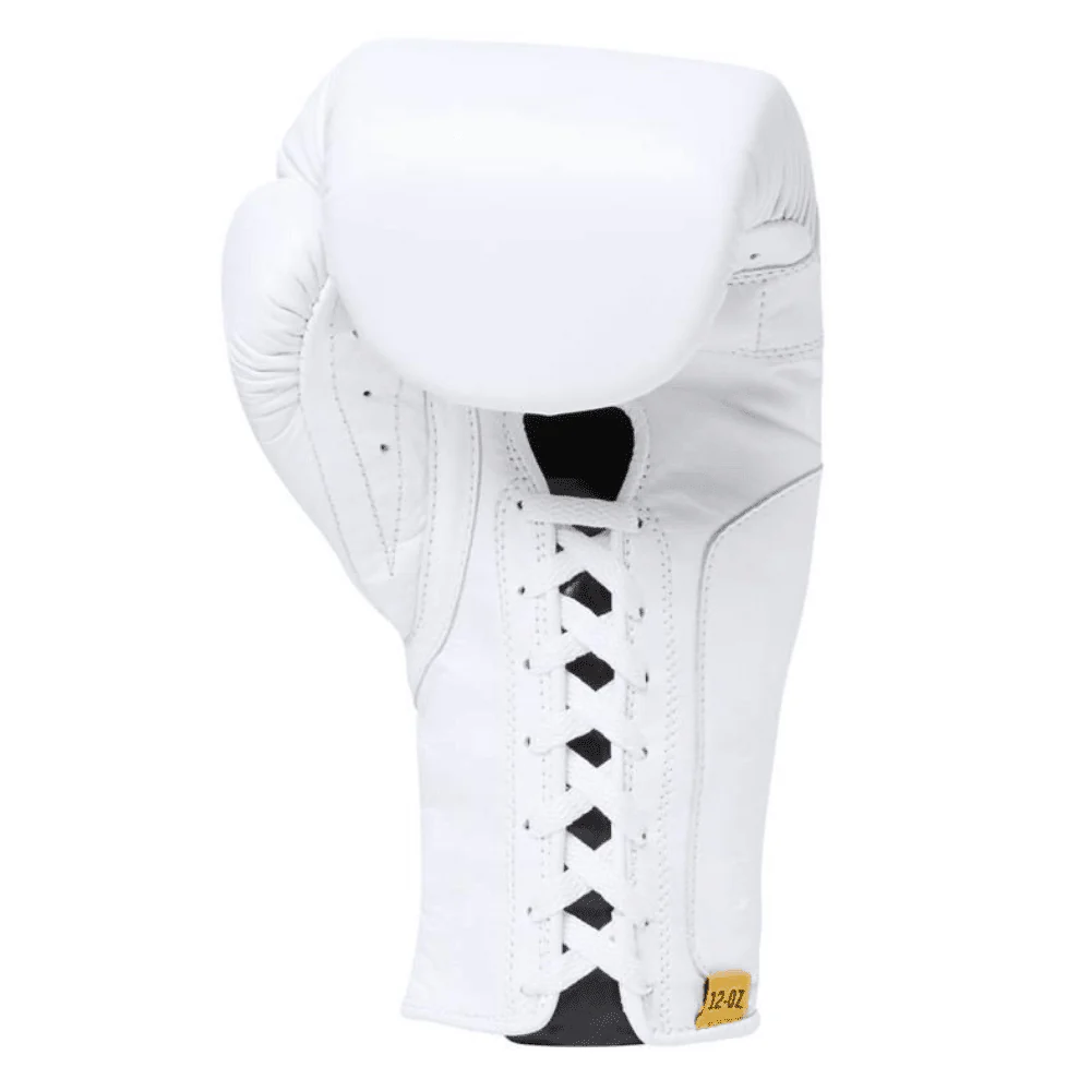 Everlast 1910 Pro Boxing Gloves Laced White - Image 3