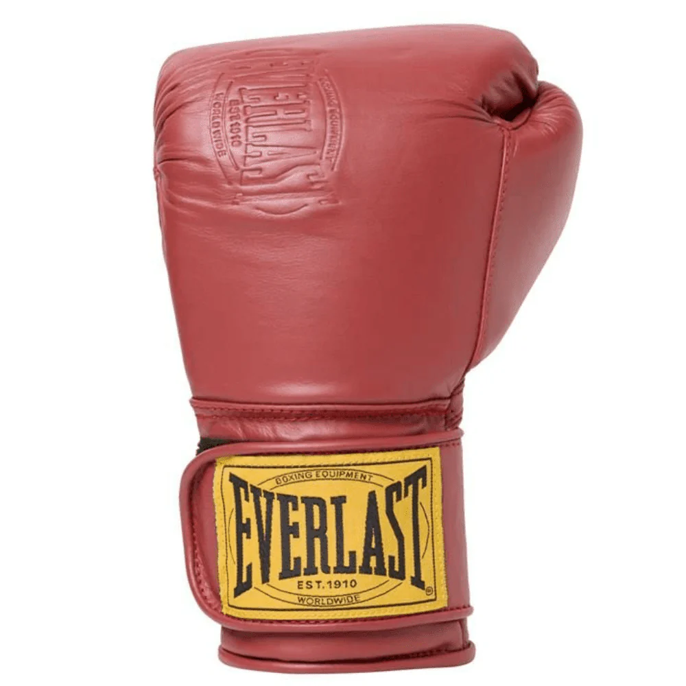 Everlast 1910 Pro Boxing Gloves Red - Image 2