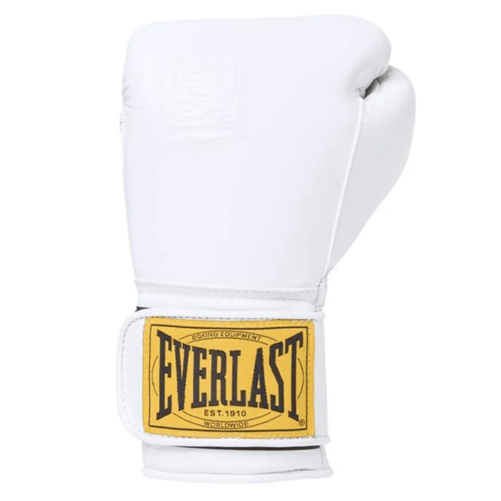 Everlast 1910 Pro Boxing Gloves White - Image 2