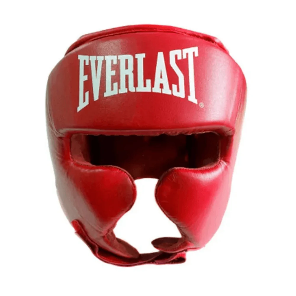 Everlast Cheek Comp Head Guard Red