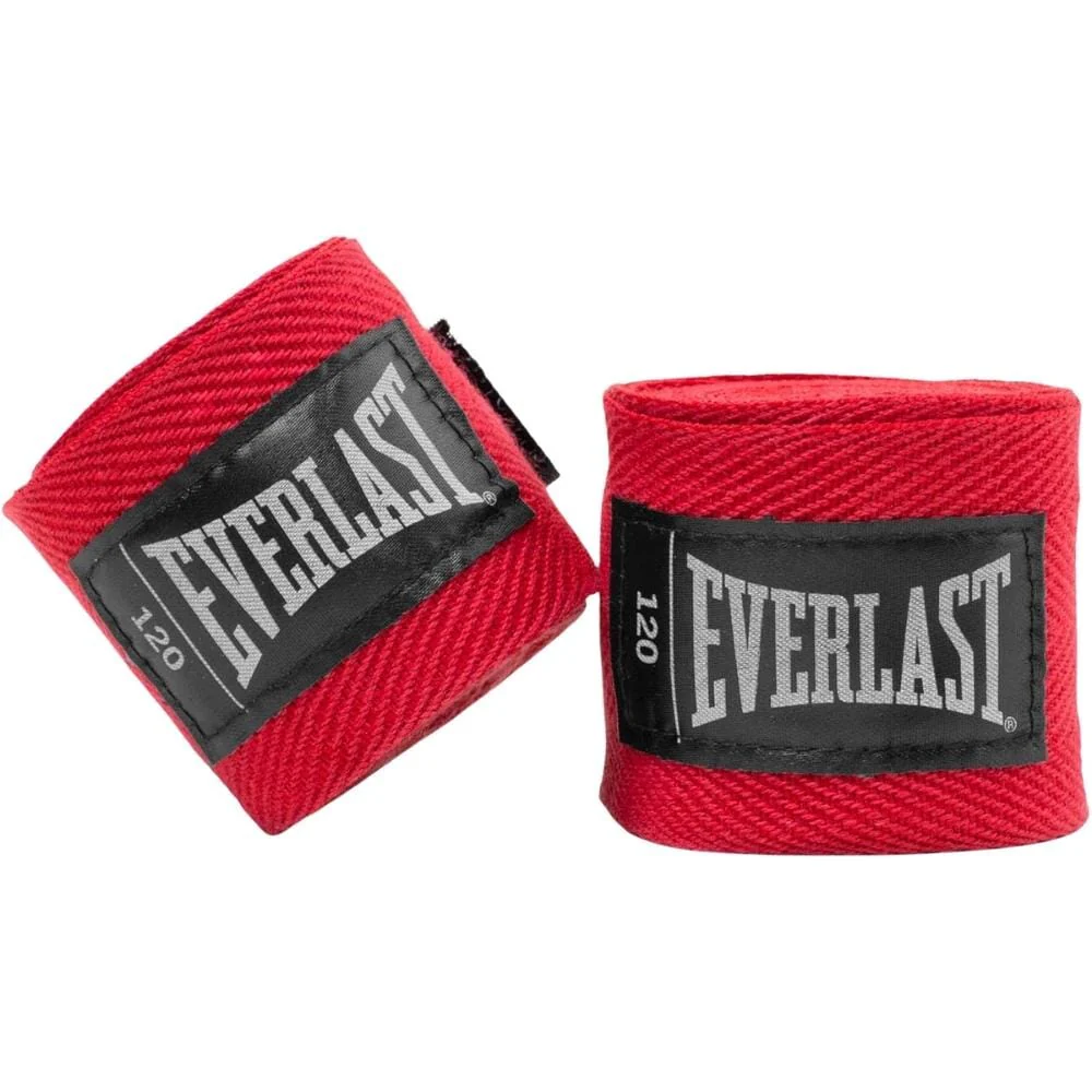 Everlast Core 120 Inch Hand Wraps Red