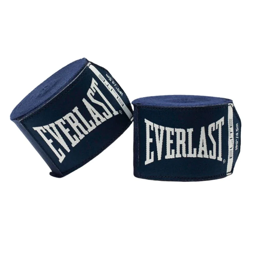 Everlast Elite 180 Inch Hand Wraps Blue