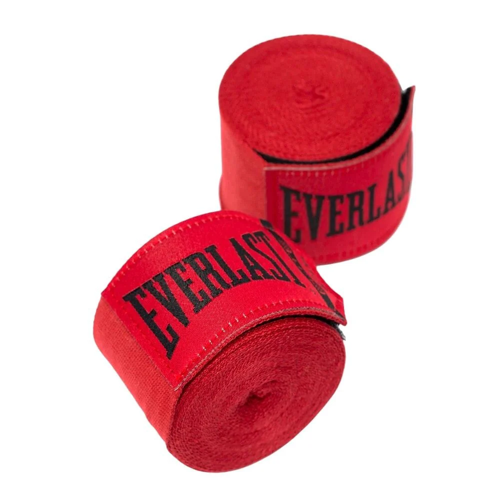 Everlast Elite 180 Inch Hand Wraps Red - Image 4