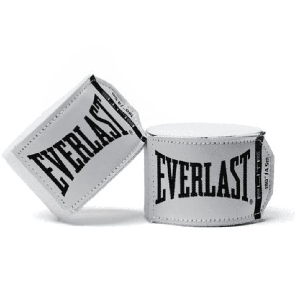 Everlast Elite 180 Inch Hand Wraps White