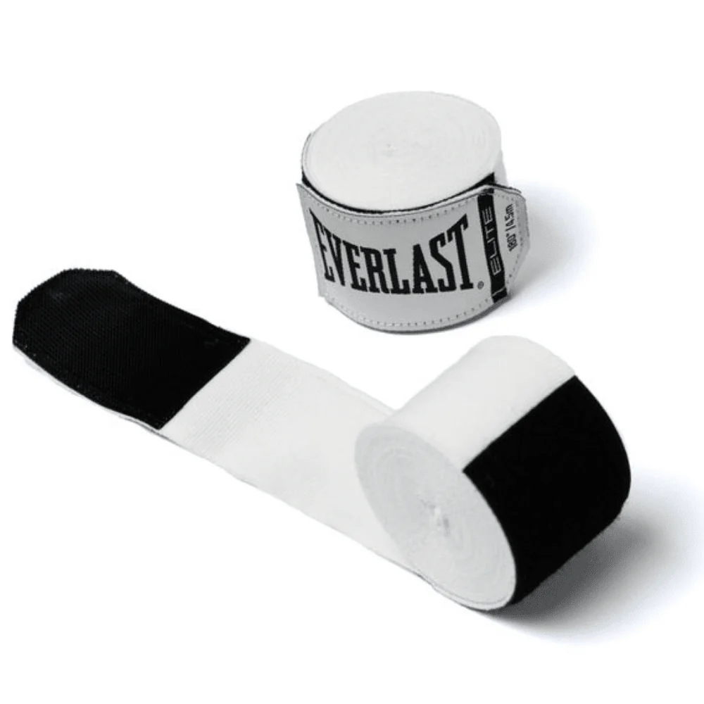 Everlast Elite 180 Inch Hand Wraps White - Image 2