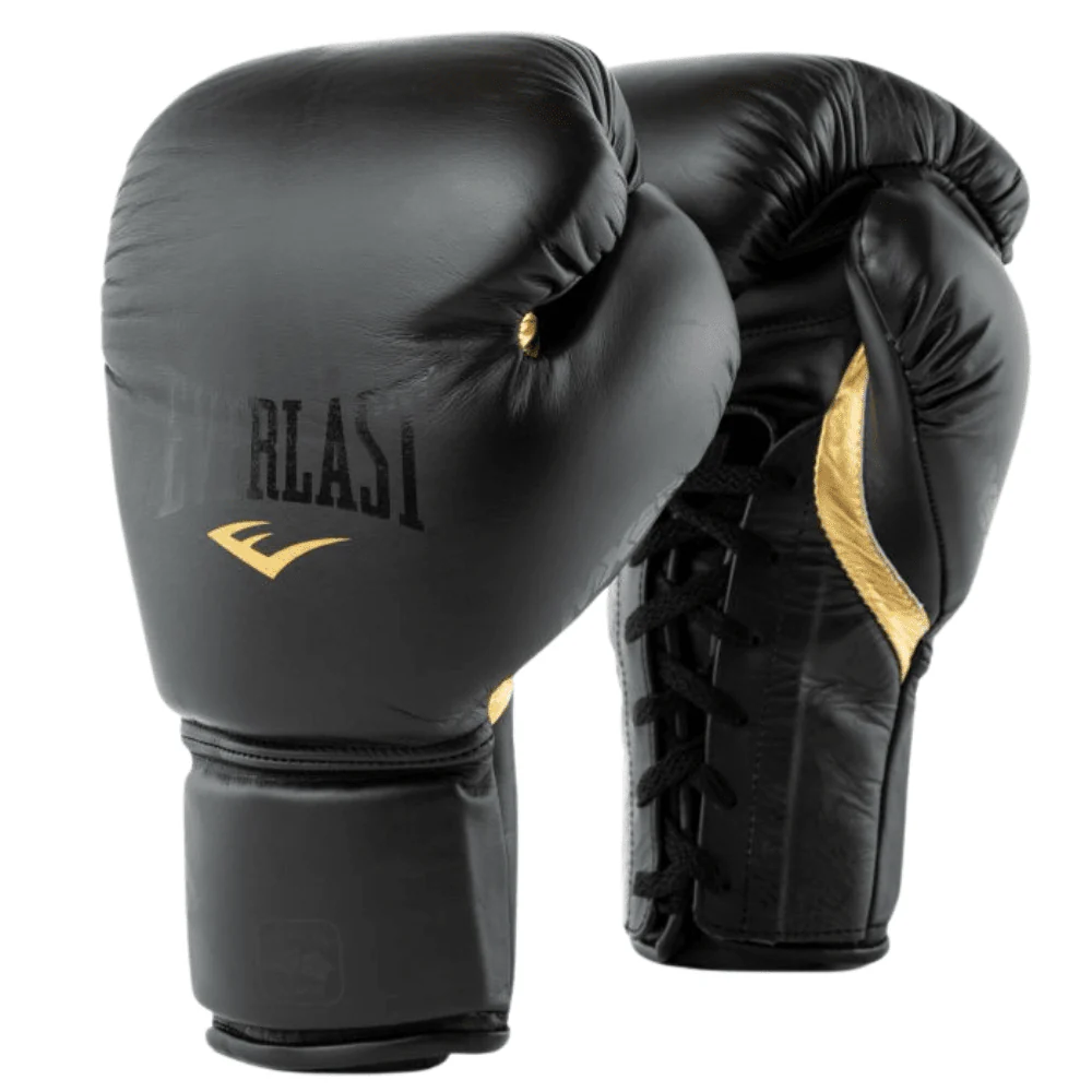 Everlast Mx2 Laced Training Gloves Black/Gold